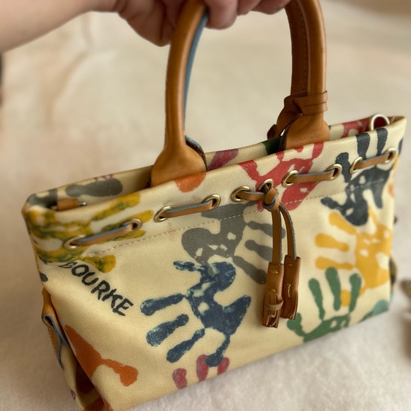 Vintage Dooney & Bourke handprint bag vintage - Picture 5 of 13